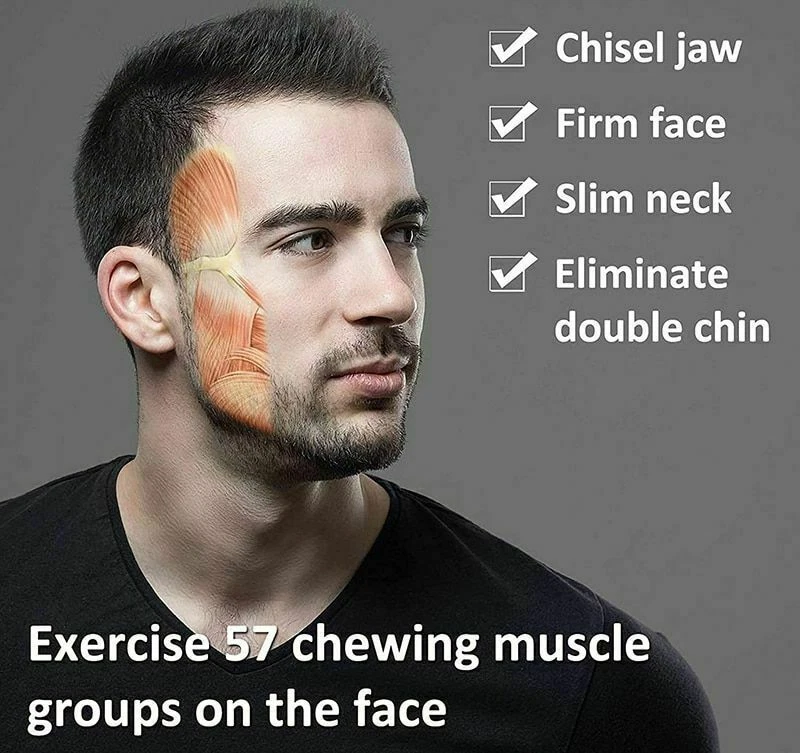 Facial Exercise Jawline, Double Chin Reducer, Jaw Line Exerciser