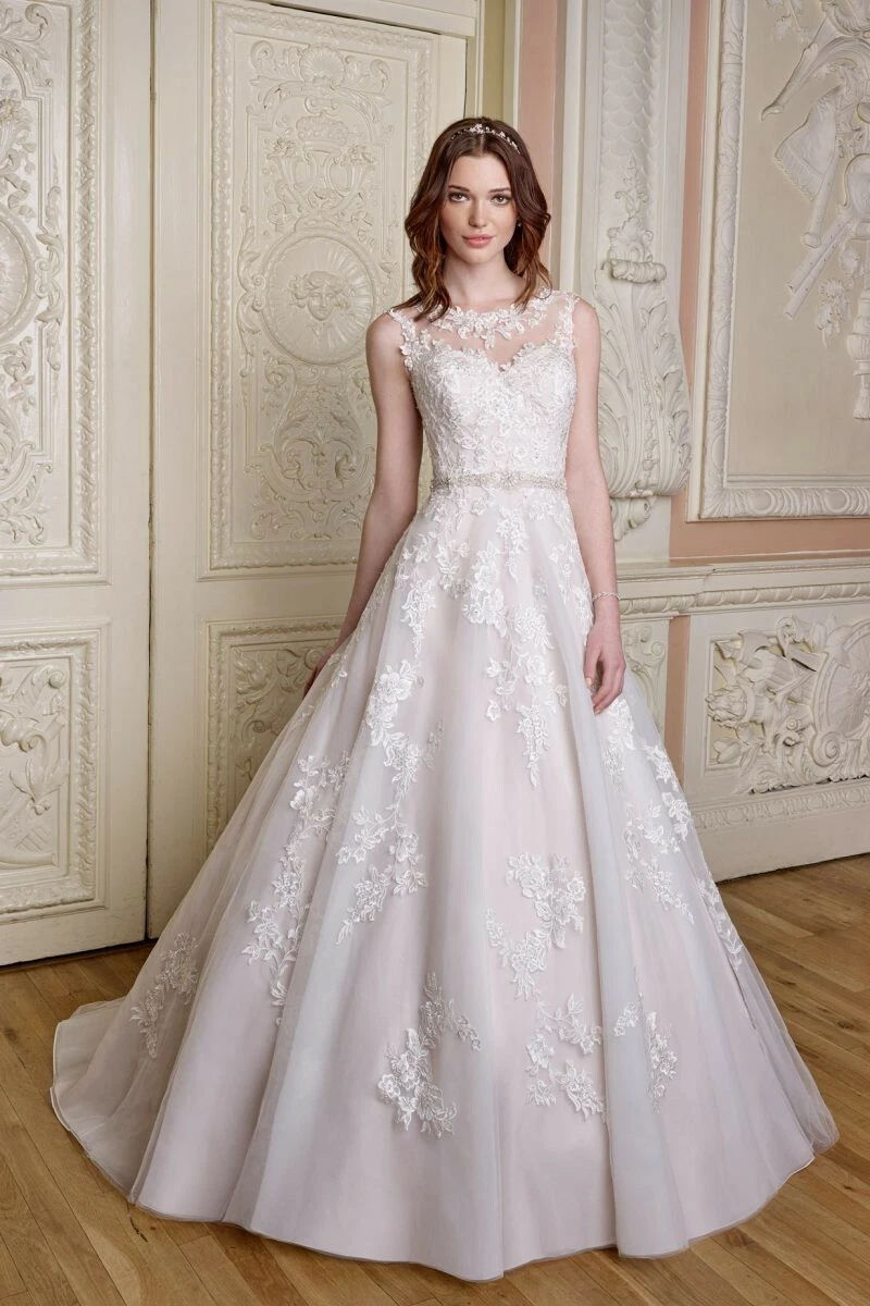1495 New - Ellis Chloe 12322, Ivory, UK 10, Wedding Dress | eBay