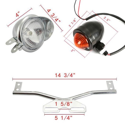 Driving Passing Spot Fog Turn Signal Light Bar For Harley Softail Dyna Sportster - Picture 4 of 12