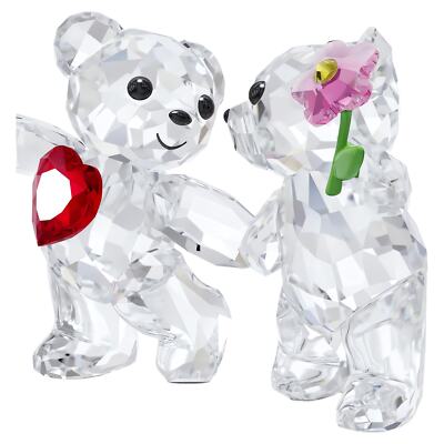 Swarovski Kris Bear Happy Together Figurine Designer Elke Huber