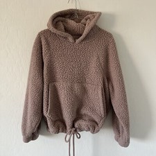 American Eagle Outfitters Fleece Sherpa Hoodie, Size XS, Woman  s