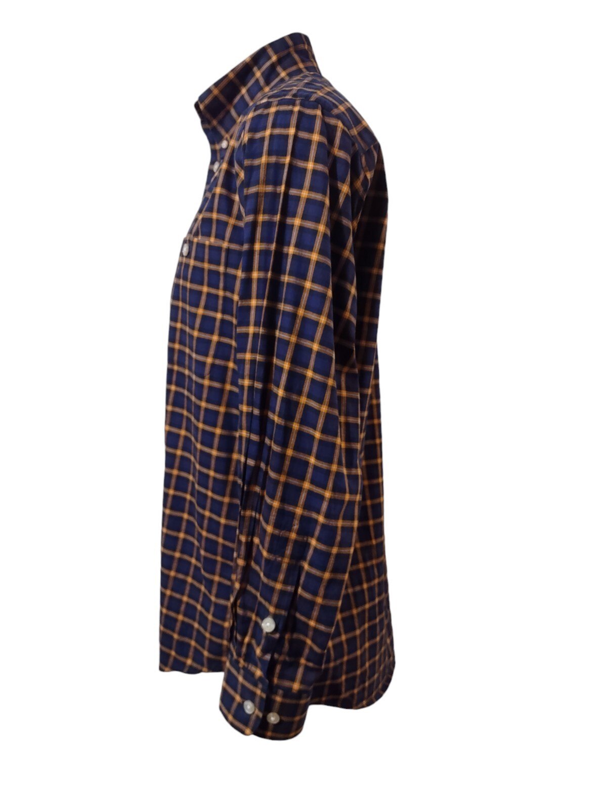 ORVIS Dress Shirt Men's Medium Country Plaid Long… - image 8