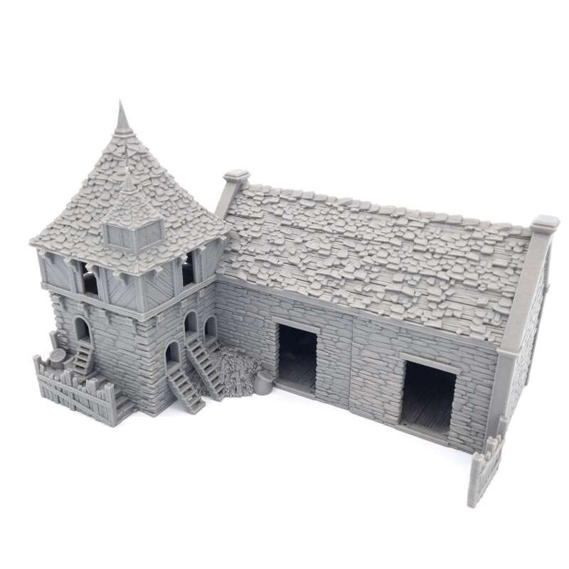 Pigsty and Chicken Coop 28-32 mm Fantasy for Dungeons & Dragons scenery terrain