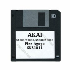 Akai S1000 / S5000 Floppy Disk Pizz Agogo SN81011