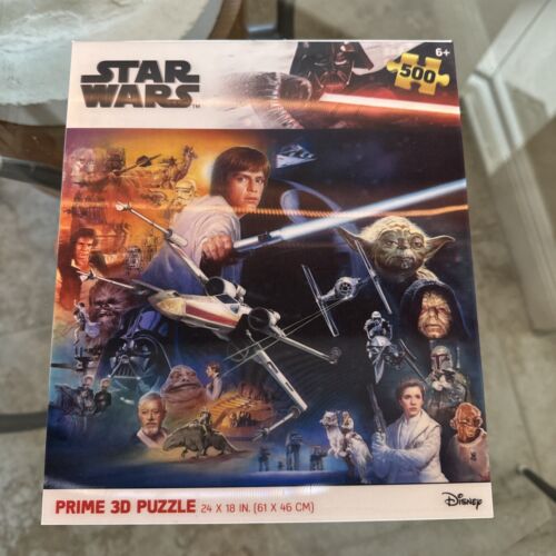 Star Wars 500 pc Jigsaw Premium 3D Puzzle-Disney-24"x18" - 第 1/2 張圖片