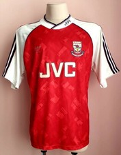 Arsenal 1990 - 1992 Home Adidas football rare shirt size 44/46
