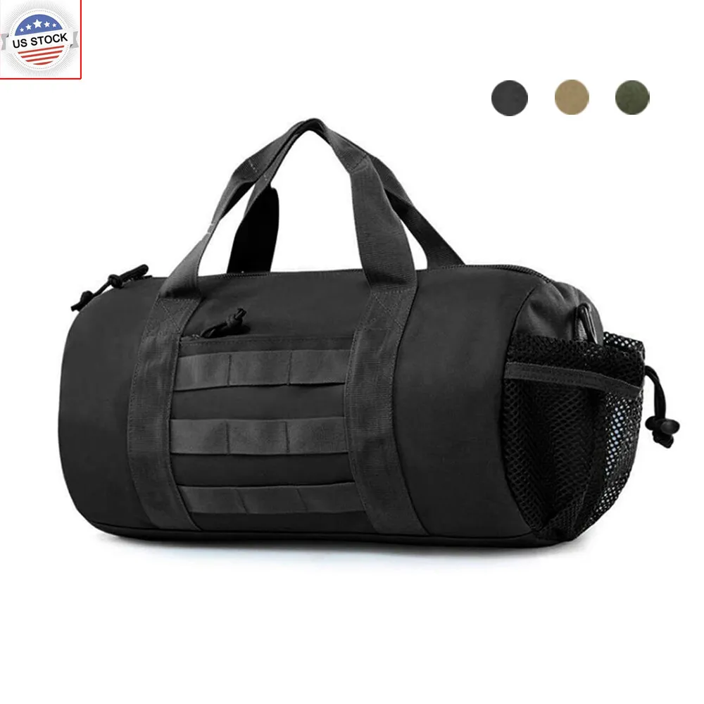 Tactical Duffle Bag Men Gym Pack Military Molle Shoulder Bags