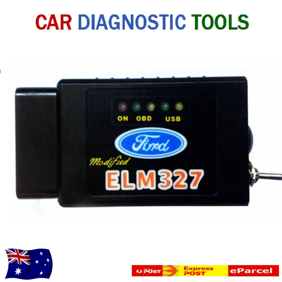 ELM327 Forscan OBD2 Bluetooth Diagnostic Scan Tool Switch For Ford Mazda.