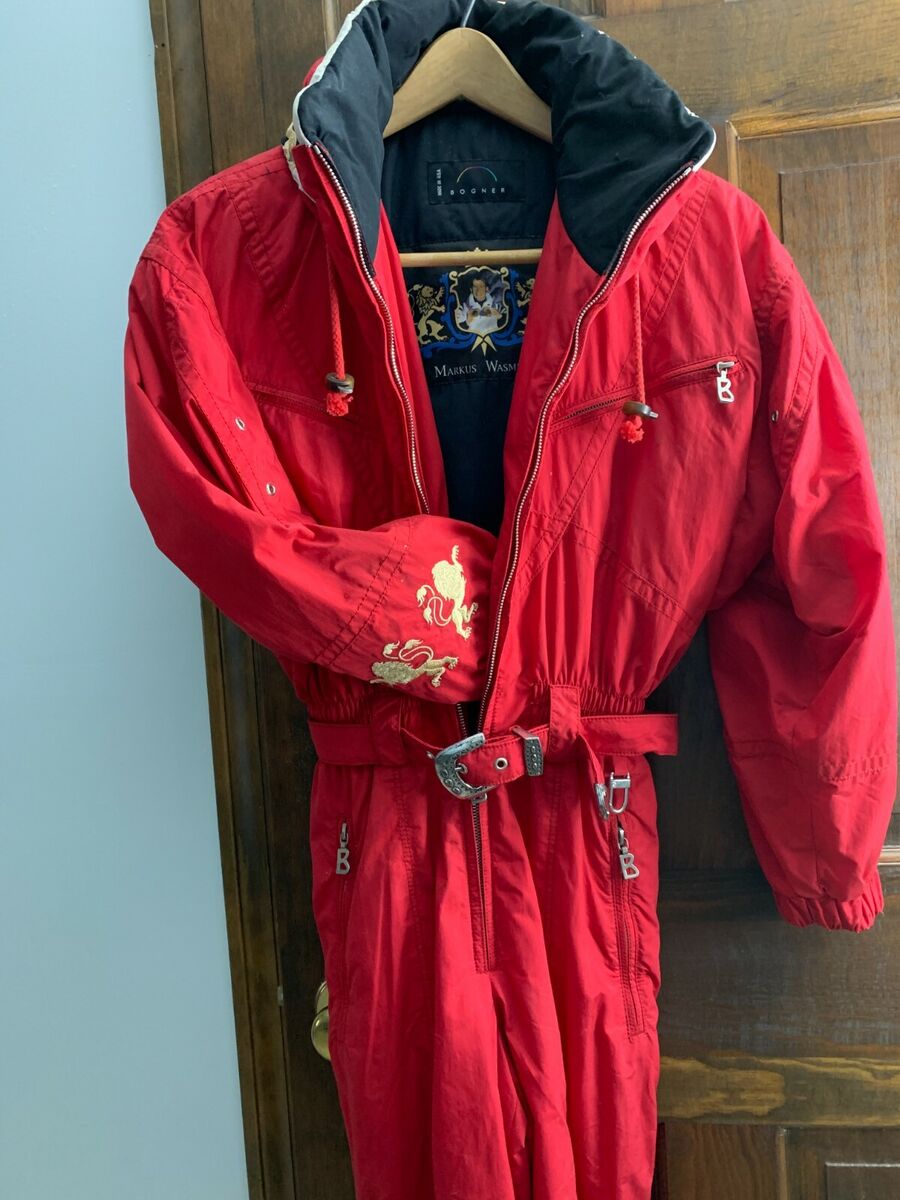 Vintage BOGNER Markus Wasmeier One Piece Ski Suit - Ladies Vintage BOGNER Markus Wasmeier One Piece Ski Suit - Ladies