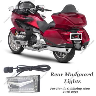 Clear Motorcycle Rear Mudguard Lights For Honda Goldwing 1800 2018 2020  2021