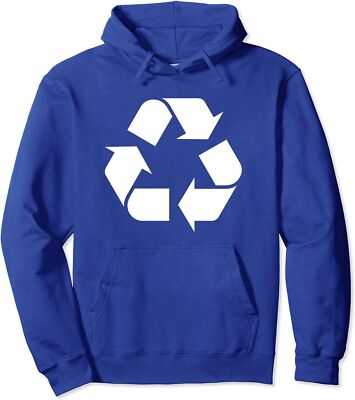 Recycling Logo Recycle Symbol Earth Day Cool Gift Unisex Hooded Sweatshirt