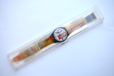 SWATCH GN112 BOLD FACE DESIGNER QUARTZ WATCH IN BOX | eBay display picture 1