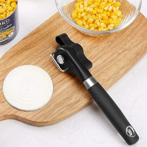 Heavy Duty Stainless Steel Ergonomic Steel Safety Side Cut Manual Can Tin Opener - Picture 2 of 6