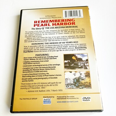 Remembering Pearl Harbor (DVD, 2005) 619073421034| eBay