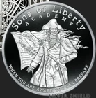 1 oz silver proof Sons Of Liberty Academy V2 .999 Pure COA BOX Silver Shield