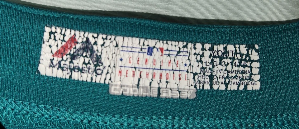 Camiseta deportiva Seattle Mariners Youth Majestic Cool Base réplica - talla L; canoa #22 Foto 4 de 4