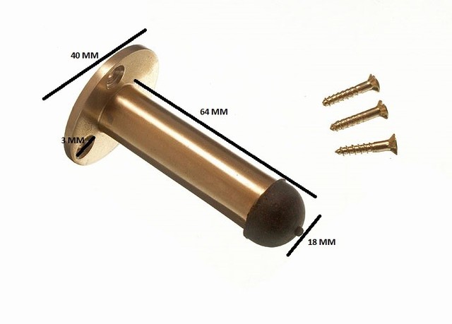 Cabin Haken Und Ösen 75mm - Massiv Messing Poliert Mit Montageschrauben