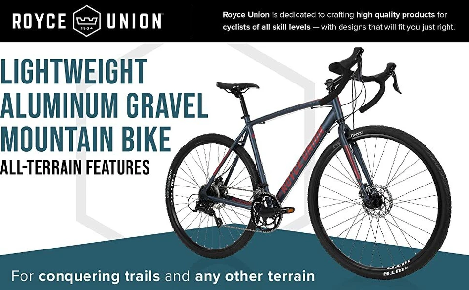 Royce Union Men's' Gravel Bike 27.5" or 700c Wheels, Lightweight Aluminum NEW - Image 2 of 4