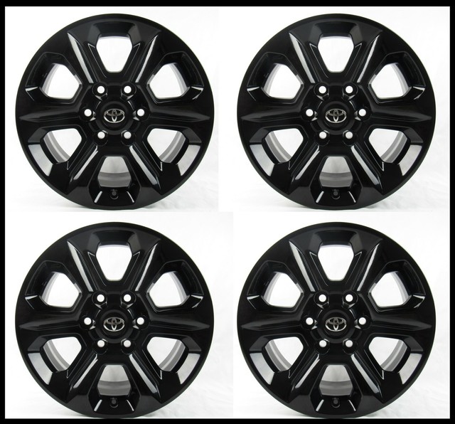 Toyota 4Runner SR5 Black wheels Rims 17" Inch OEM Stock 1996-2021 set ...