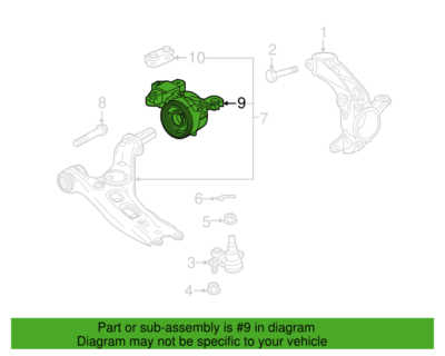 Genuine 2017-2022 Honda CR-V Front RIGHT Arm Compliance Bushing