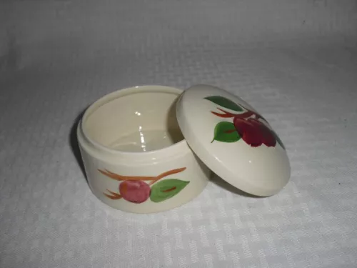 Vintage Franciscan Apple Pattern Round powder Box