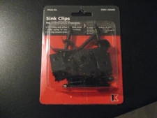 7 SINK CLIPS/TOP MOUNT FOR STAINLESS SINKS/OPEN BOX