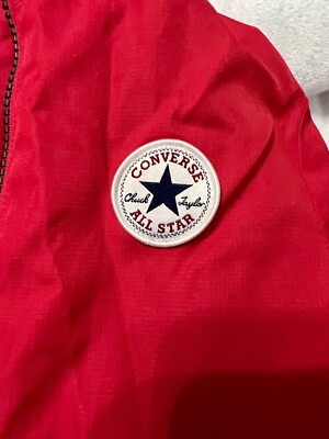 Converse All Star Chuck Taylor Kids Size XS 3-4 Red Windbreaker