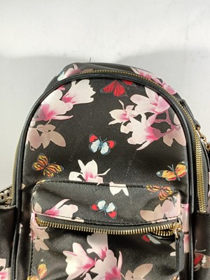 Like Dreams Mini Backpack Black Pink Floral | eBay display picture 1