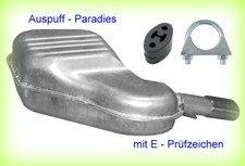 Endschalldämpfer Auspuff für Volvo S60 I 2.4D & D5 96KW & 120KW bis 12/2002 +Kit