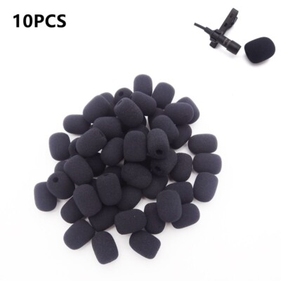 10 Stck. Mini Headset Mikrofon Schwamm Schaum Windschutzscheibe/Ersatz Mikro Abd