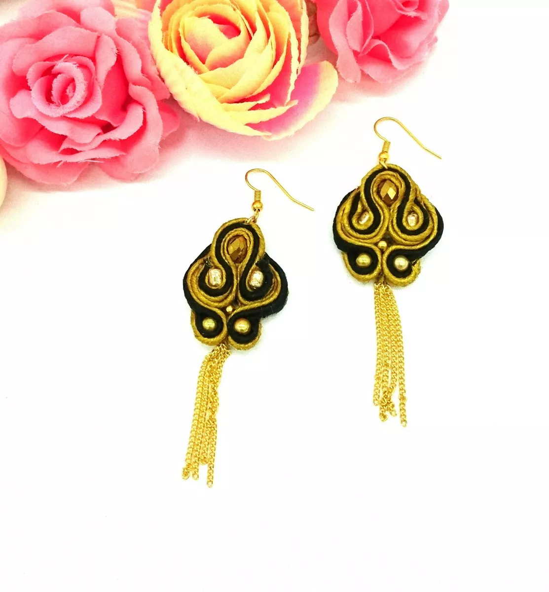 Soutache earrings deals diy