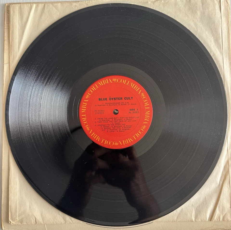 Blue Oyster Cult Self-Titled Columbia C 31063 1972 Vinyl LP - Image 3 of 4