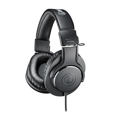 Audio-Technica ATH-M20x professionelle kabelgebundene Monitor-Kopfhörer für S...