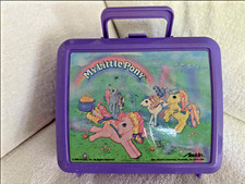 Vintage My Little Pony 1990 Hasbro Aladdin Lunchbox With Thermos