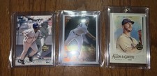 Three 1/1 Topps 2025 Archives Lot- Justin Verlander, Tony Gwynn & Pete Alonso