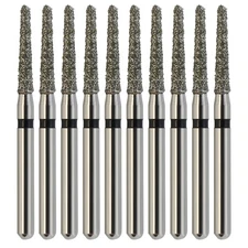 Multi-Use Diamond Burs Chamfer 856/014SC FG Round End Taper Super Coarse Grit