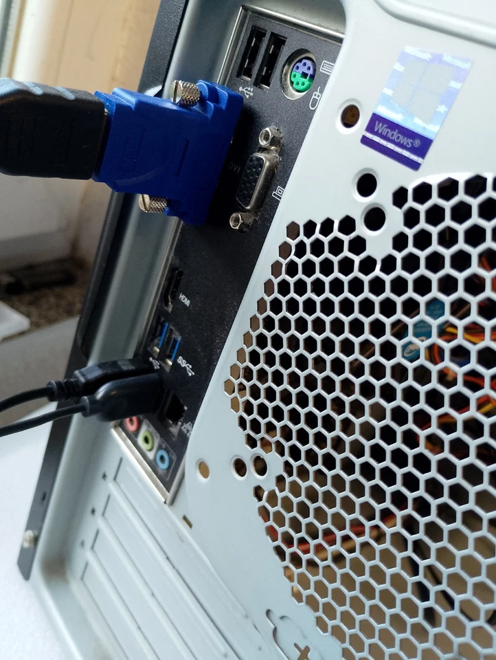 Bluechip Office PC - Intel i5 8400- Windows 10 Pro-16GB-250GB SSD-DVD RAM - Bild 3 von 4