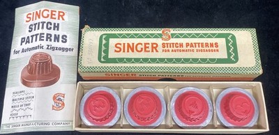 Singer Sewing Machine #161008 Stitch Patterns for Automatic Zigzagger