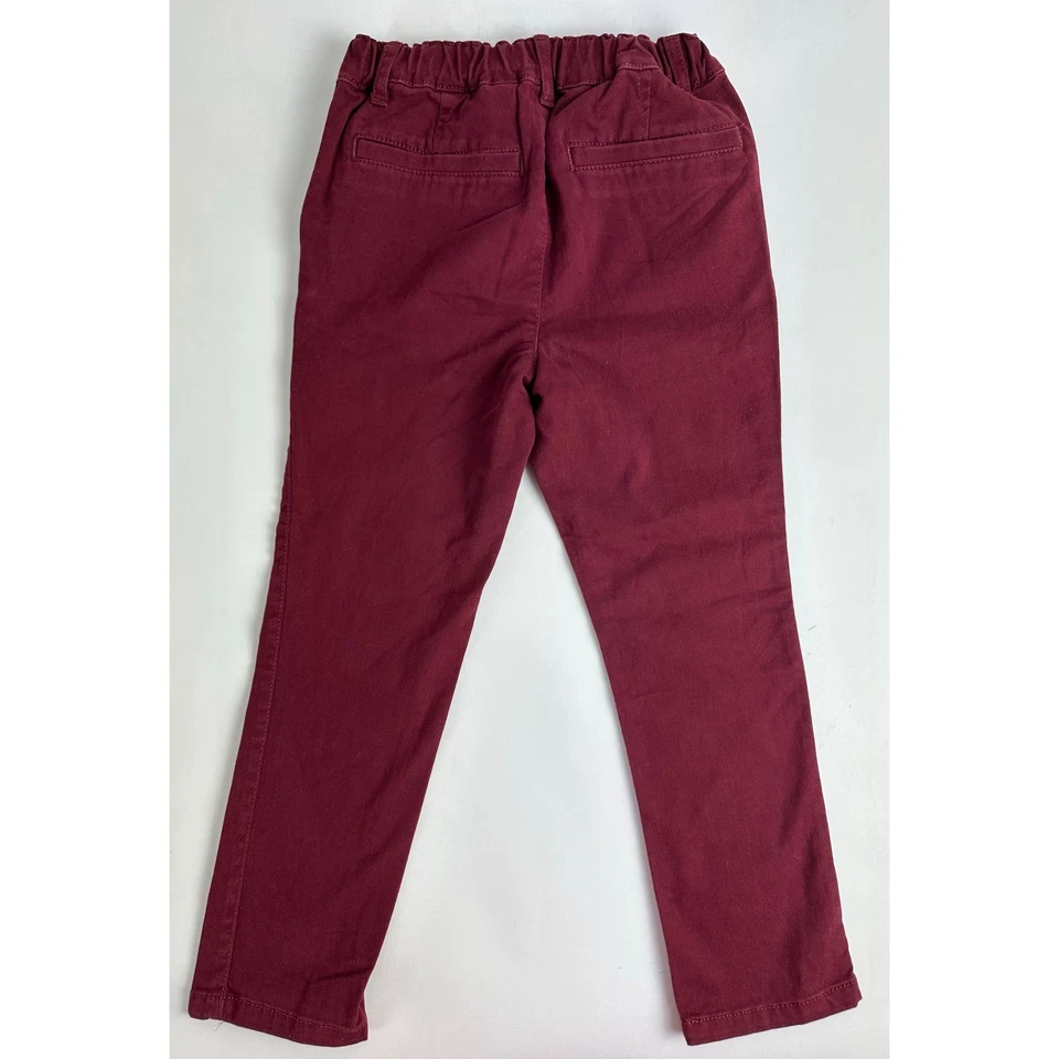 NWT The Children’s Place Boy’s Size 5T Chino Pants Lot of 2 Red and Maroon - Image 3 of 4