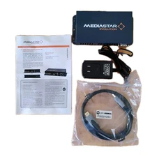 Media Star Evolution Video Decoder Model 780-AV-PoE Unused with Cables and PSU
