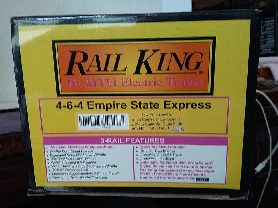MTH RailKing New York Central 4-6-4 Empire State Express 5426 With box 30-1143-1 - Image 4 of 4