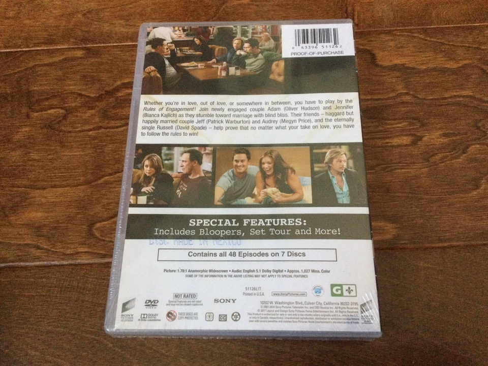 Rules of Engagement: Seasons 1-4 Collection DVD Brand New - Image 2 of 2