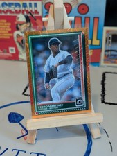 2025 Donruss Optic Pedro Martinez #45 Orange Velocity Prizm Red Sox  - $1 Ship!