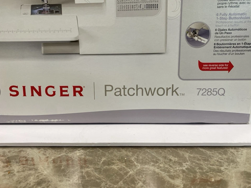 Singer Patchwork 7285Q Sewing and Quilting Machine with Extension Table - Image 4 of 4