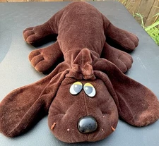 Vintage 1985 Tonka Pound Puppy 18” Long Dark Brown - No Rips Or Stains