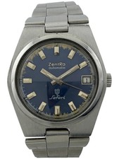 Herrenarmbanduhr Zentra Safari Automatic PUW 1561 mit Datum, funktioniert