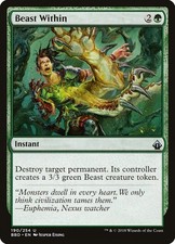 Beast Within #190 - Battlebond Uncommon Sinlge Magic: The Gathering