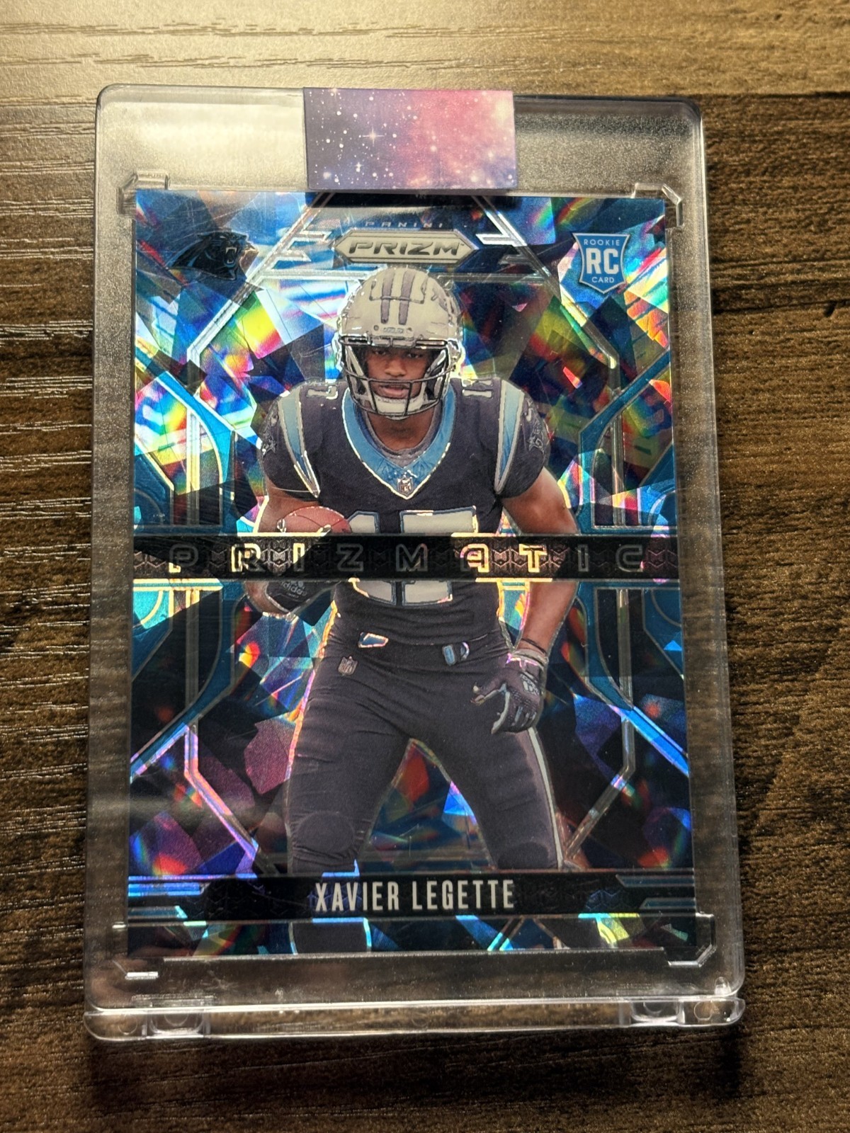 Xavier Legette 2024 Panini Prizm Prizmatic #16 Blue Ice /99
