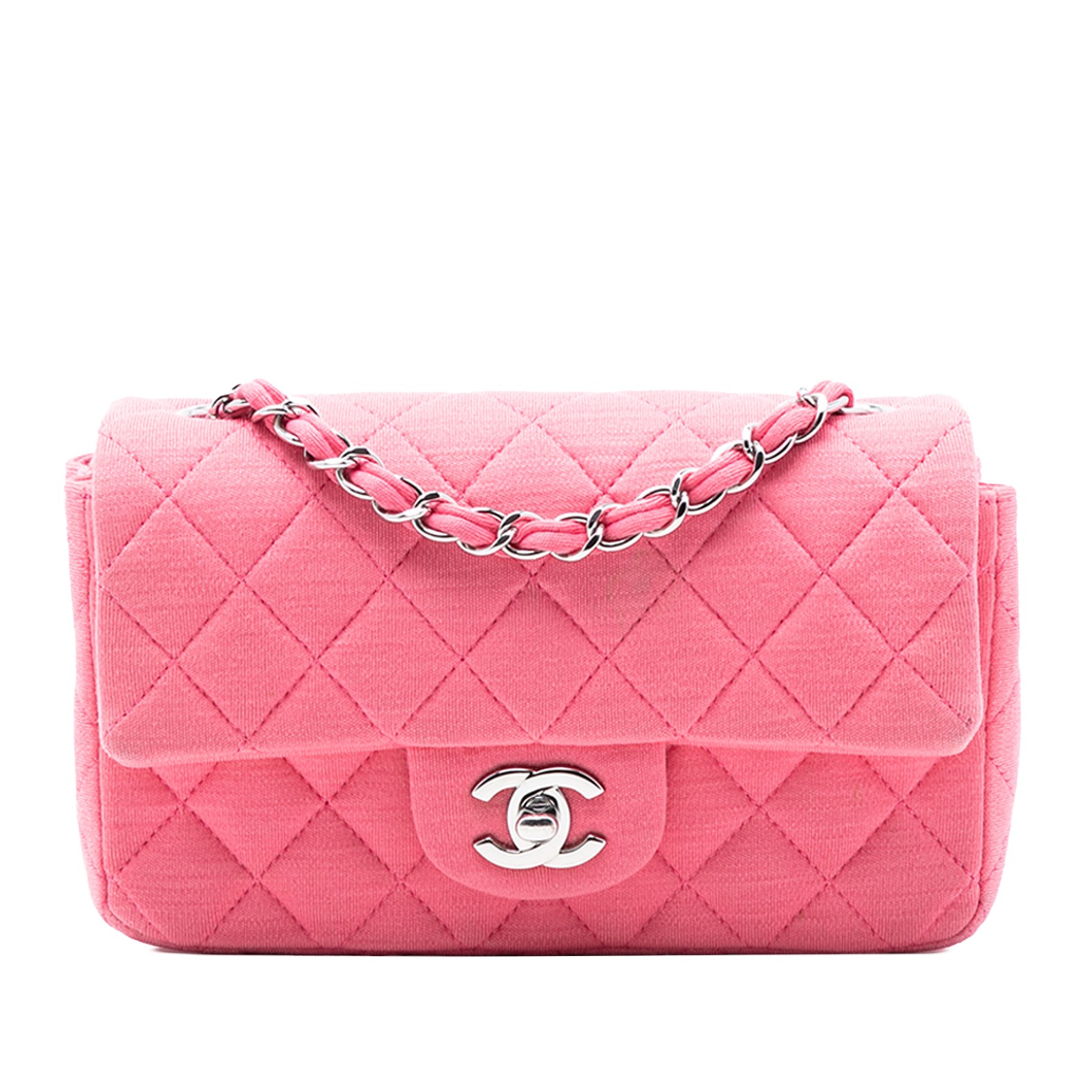 Authenticated Chanel Mini Rectangular Classic Jer… - image 1