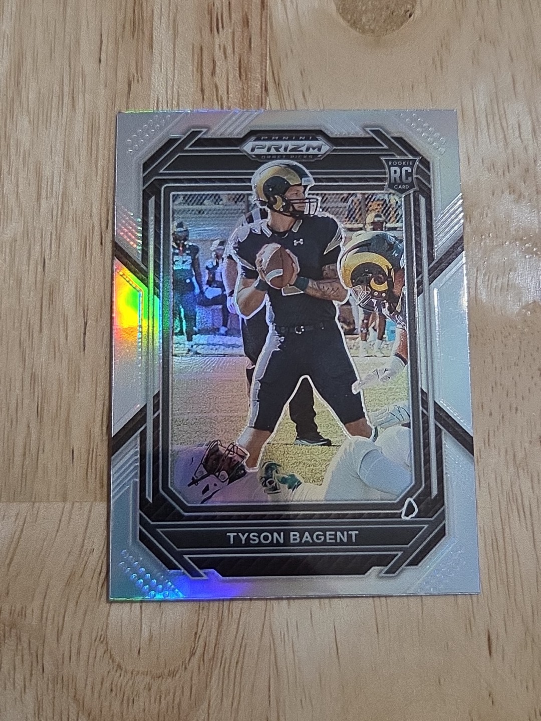 2023 Prizm Draft Picks TYSON BAGENT Silver Prizm #110 Rookie Card RC Bears SP